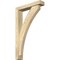 Ekena Millwork Thorton Block Rough Sawn Bracket w/ Offset Brace, Douglas Fir, 4"W x 18"D x 30"H BKT0402X18X30THR05RDF - alternate 1